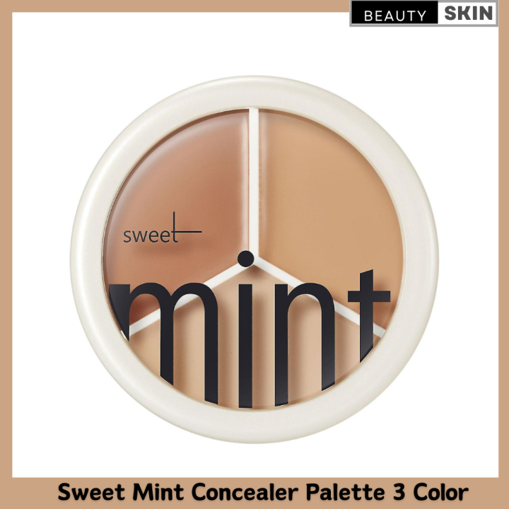 Picture of Sweet Mint Concealer Palette 3 Color Long lasting High Coverage concealer