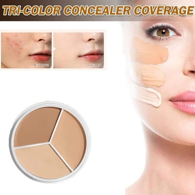 Picture of Sweet Mint Concealer Palette 3 Color Long lasting High Coverage concealer