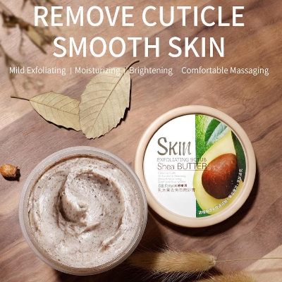 Picture of Shea Butter Exfoliating Scrub For Winter Deep Cleaning Exfoliating Gel Face