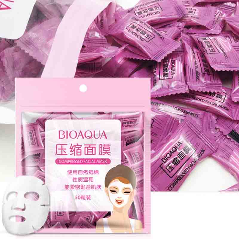 Picture of BioAqua Compressed Candy Facial Mask (50 Pcs)
