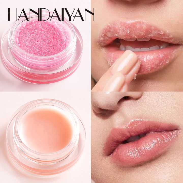 Picture of HANDAIYAN Scrub Lip Mask Two in one Double effect lipstick Repairing Exfoliating Lip care