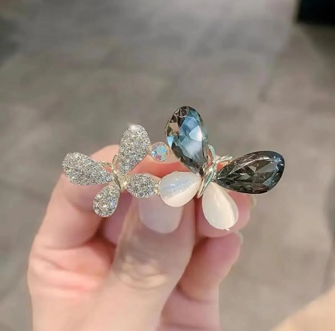 Picture of Two Butterfly Unique design Brooch Hijab safety pin for girls and women