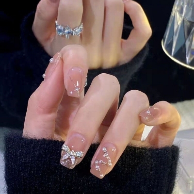 Picture of Fake Nails Artificial Long Lasting Gorgeous 24 piece Nail