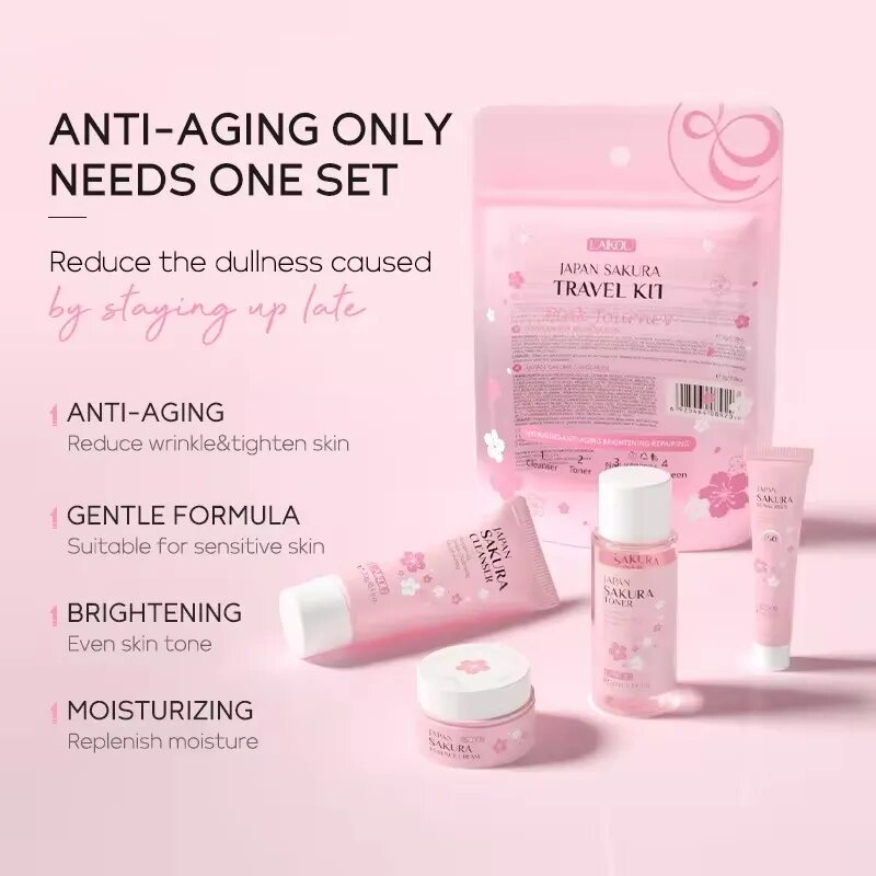 Picture of Laikou Japan Sakura Travel Kit 4 in 1 set