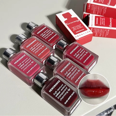 Picture of Herorange soft textured coloured glass mirror lip glaze