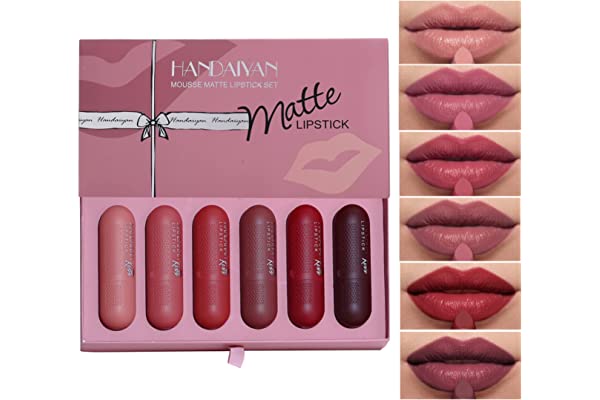 Picture of Handaiyan Mousse Matte Lipsticks Set 6 in 1 matte lipsticks