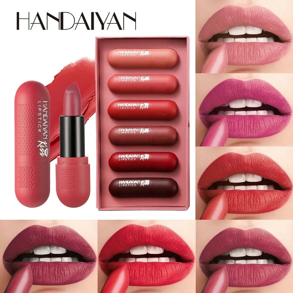 Picture of Handaiyan Mousse Matte Lipsticks Set 6 in 1 matte lipsticks