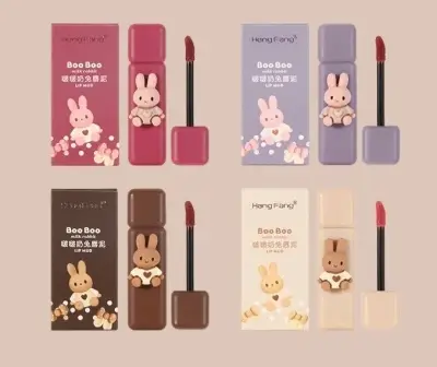 Picture of HengFang Boo Boo Milk Rabit lip mud 4 in 1 set