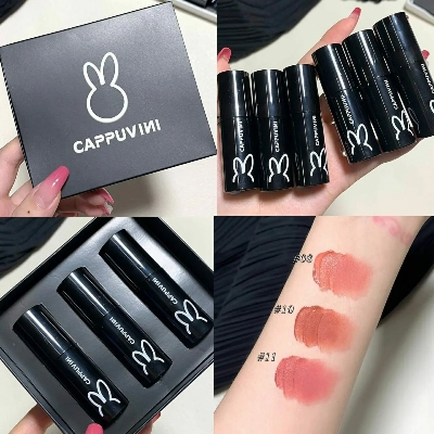 Picture of Cappuvini blackbunny pipe matte mud velvet lipstick