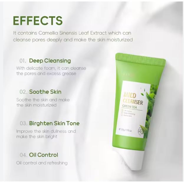 Picture of Fenyi Green Tea Cleanser Oil Control Face Wash 50g