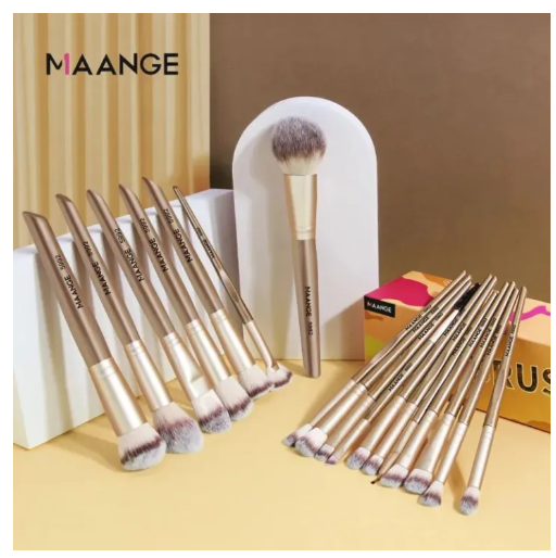 Picture of 18pcs The Brush Professional Makeup Brushes Set With Box