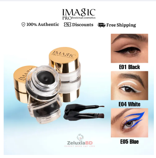 Picture of IMAGIC Gel Eyeliner Waterproof Quick Dry Long-lasting Eyeliner Cream