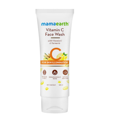 Picture of Mamaearth vitamin C face wash with vitamin C and turmeric for skin illumination