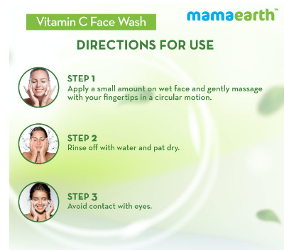 Picture of Mamaearth vitamin C face wash with vitamin C and turmeric for skin illumination