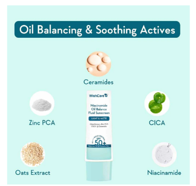 Picture of Niacinamide Oil Balance Fluid Sunscreen | SPF50 PA++++