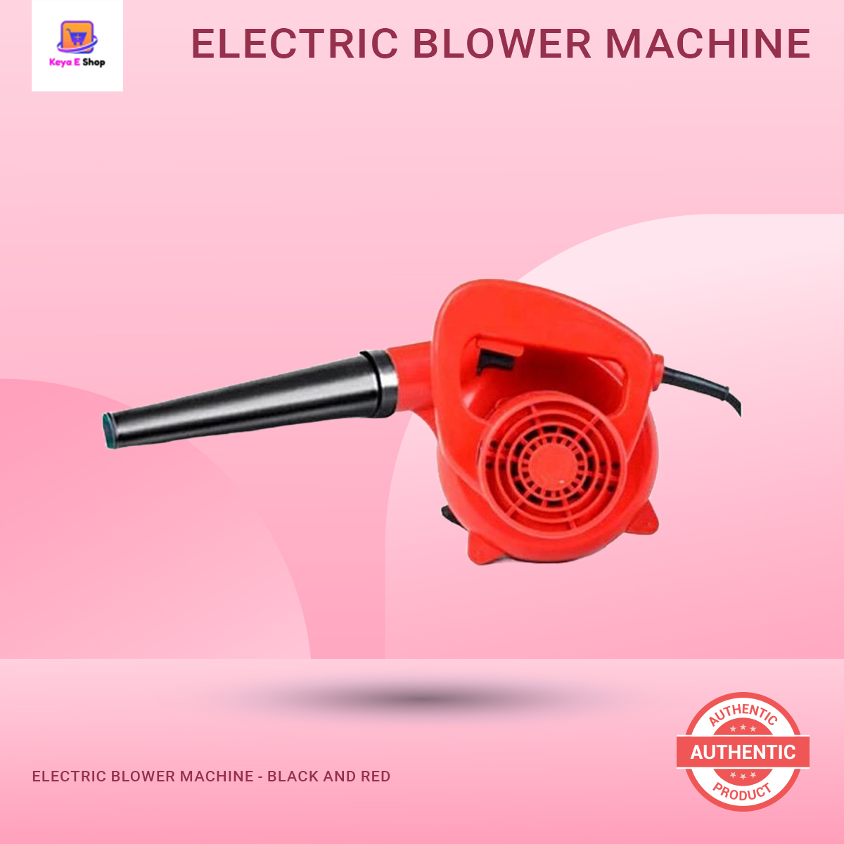 Picture of Electric Blower Machine - Black and Red