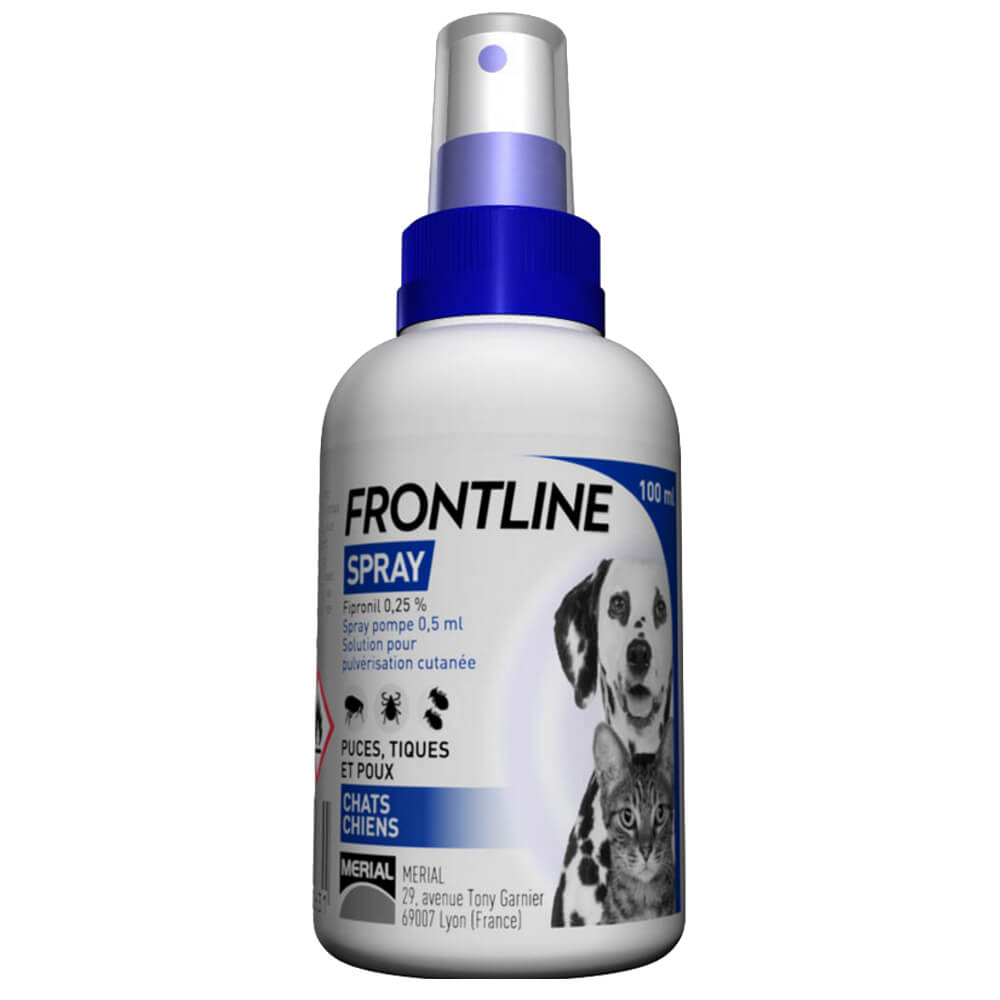 Picture of Frontline Spray100ml) Flea & Tick Treatment for Cats & Dogs