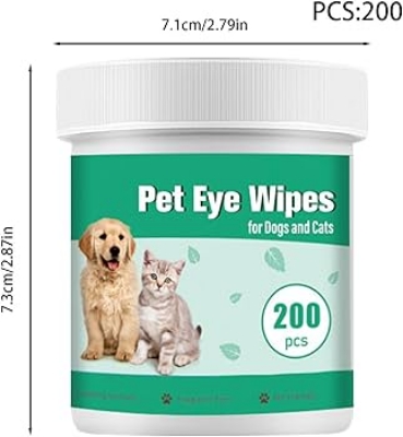 Picture of 200pcs Box Eye Cleansing Wipes for Cats, Puppies & Dogs