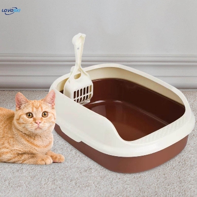 Picture of Cat Ear Shaped Large Cat Litter Box (Bangla)