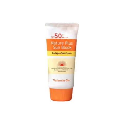 Picture of Valencia Gio Nature Plus Sun Block Collagen Sun Cream SPF 50+ 70ml