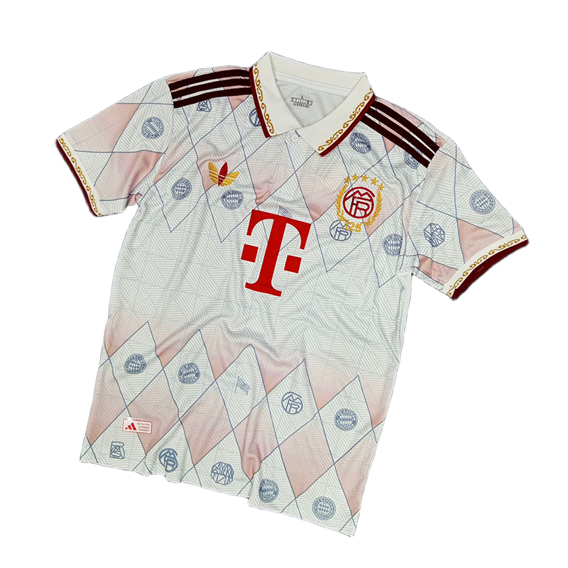 Picture of Bayern Munich Fc New Jersey Concept White Kit - Official Fcb Apparel For Die-Hard Fans - Stand Out In The Crowd With Bayern Munich'S New Jersey 2025 New Jersey Football Jersey
