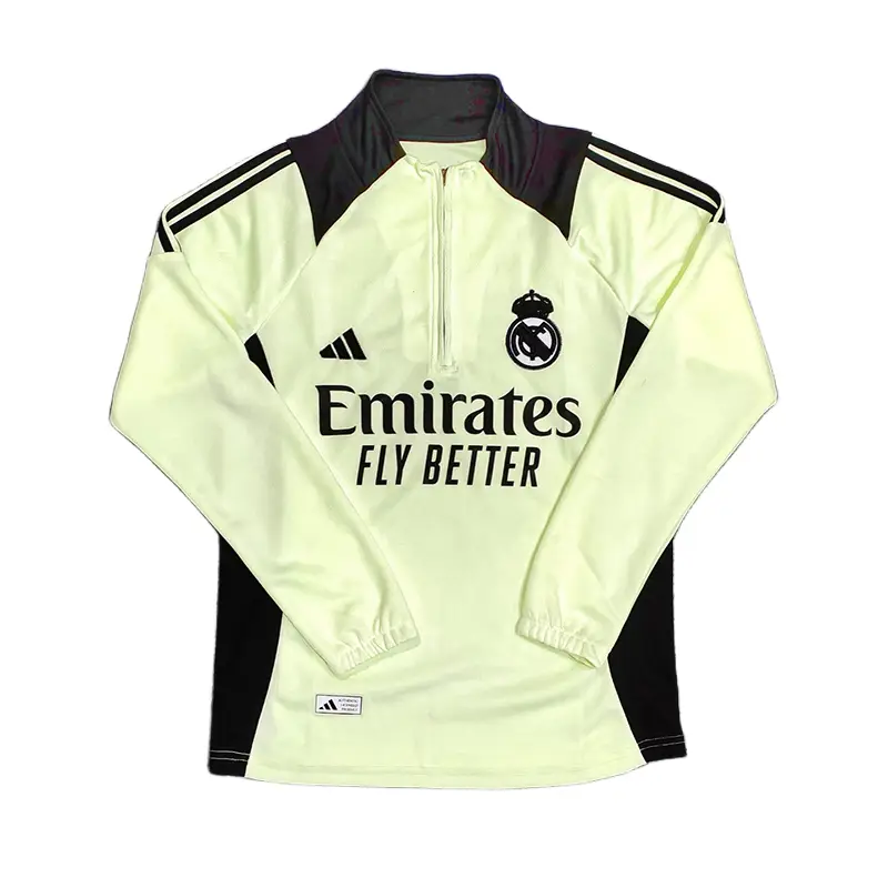 Picture of winter collection Real Madrid New Jersey Football Jersey Premium Quality Jersey Collar Jersey full Sleeves Jersey 2025
