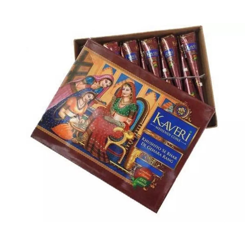 Picture of Kaveri Natural Cone Mehedi - 12 PCS (INDIAN)