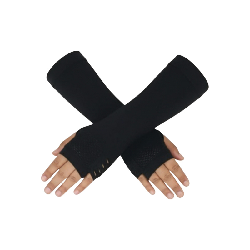 Picture of Fingerless Gloves for women Half-Finger hand gloves for women Black