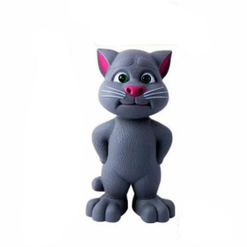 Picture of Best Quality Talking Tom Toy For Kids - Cactus Toy Touching Talking Tom Cat With Recording Music Intelligent Talk Back.Kids Toy.