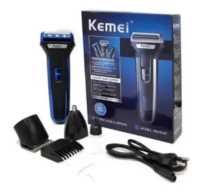 Picture of Kemei KM 6330, 3 in 1 Shaver, Nose, Hair Clipper, Trimmer for Men