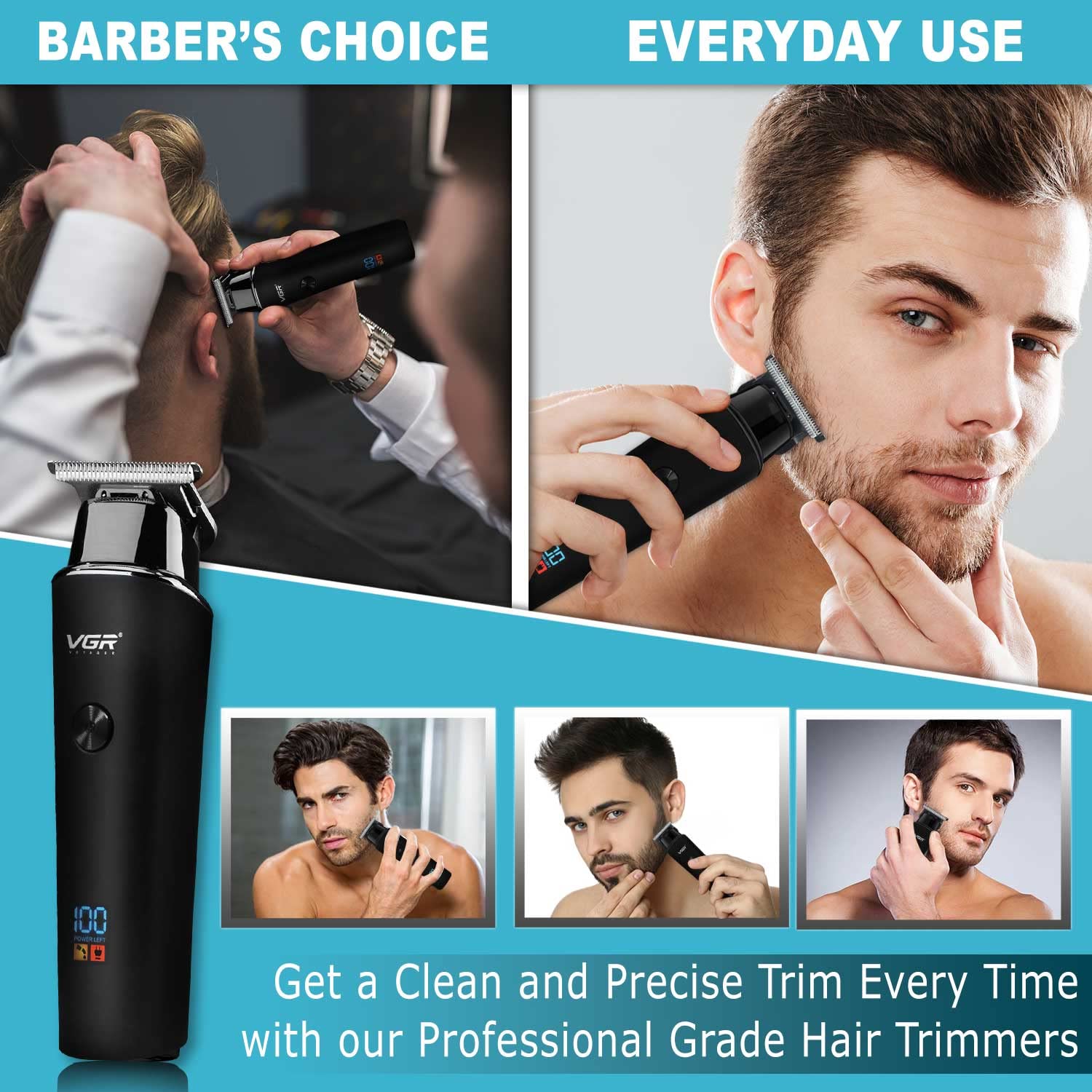 Picture of VGR V-937 Professional Corded & Cordless Hair Trimmer
