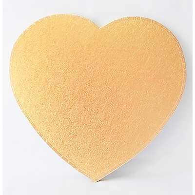Picture of Cake Decoartion Love Shape/Heart Shape Cake Board 14 Inch - 5 Pieces Golden Color