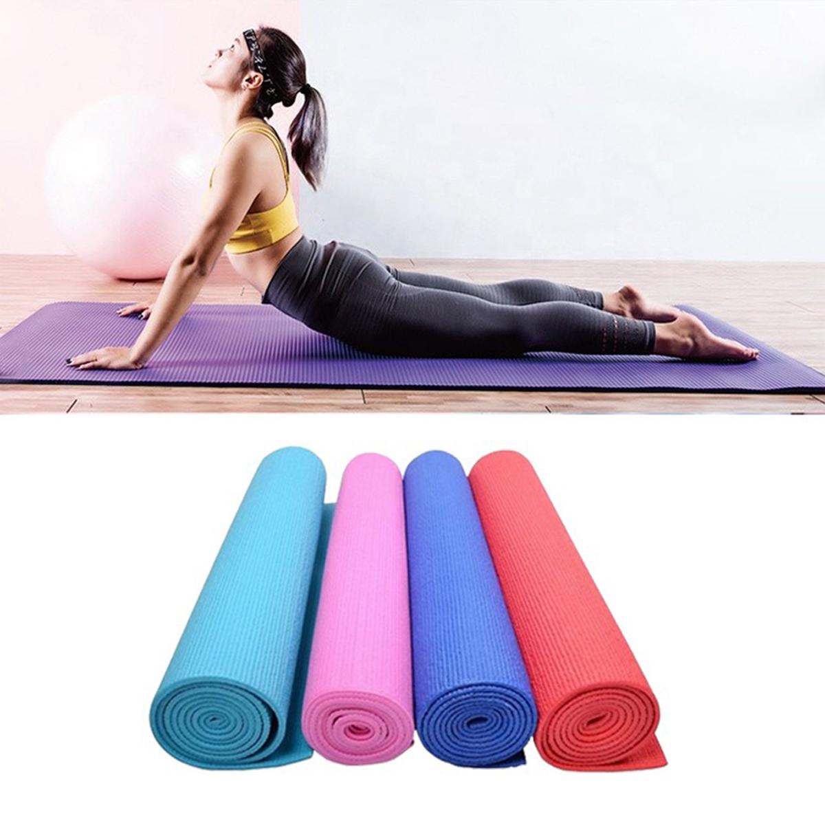 Picture of Yoga and Exercise 6mm Foam & Rubber Mat-Multi Color