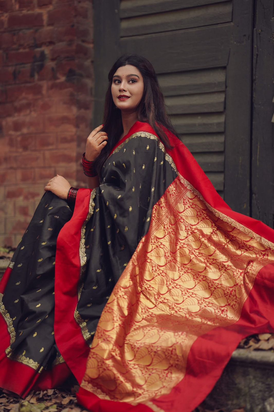 Picture of Indian Silk Katan Saree
