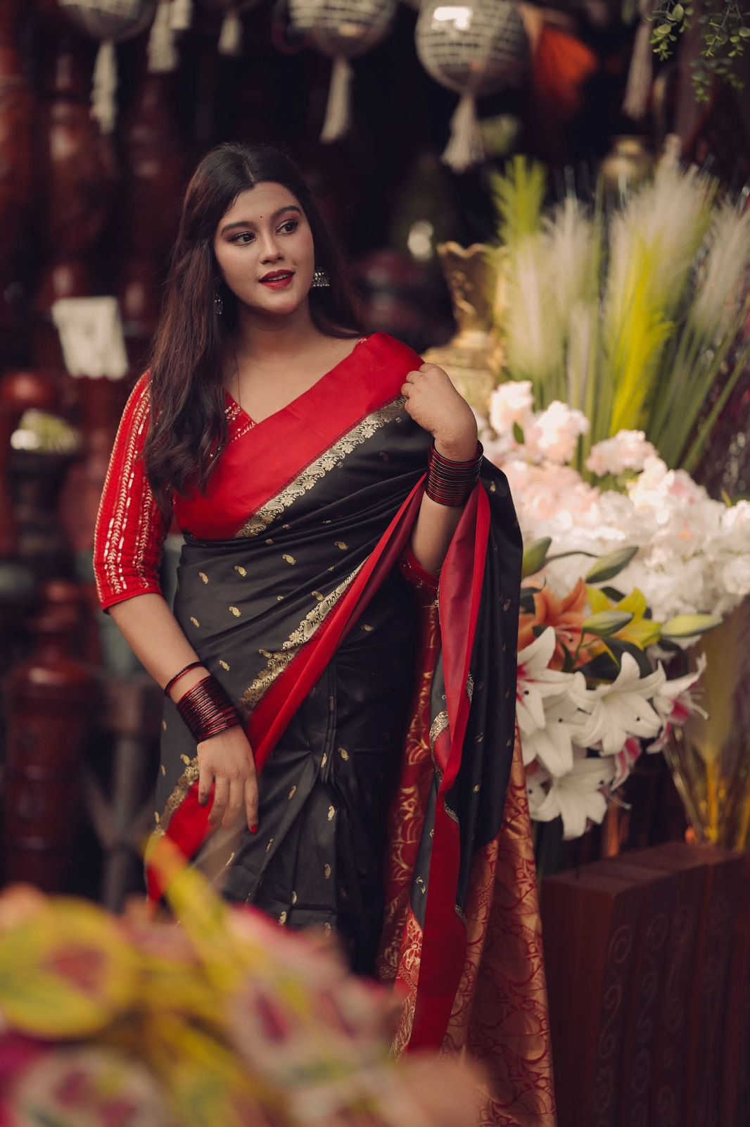Picture of Indian Silk Katan Saree