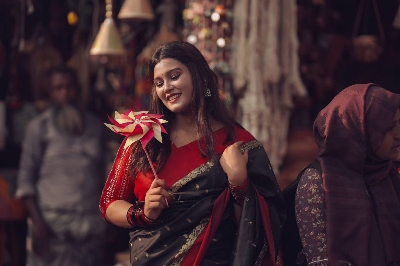 Picture of Indian Silk Katan Saree