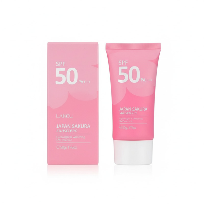 Laikou Japan Sakura Sunscreen, SPF50++, 50 gm Party Queenonline shop bangladeshothoba.com