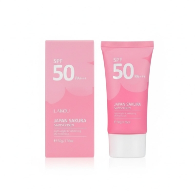 Laikou Japan Sakura Sunscreen, SPF50++, 50 gm Party Queenonline shop bangladeshothoba.com
