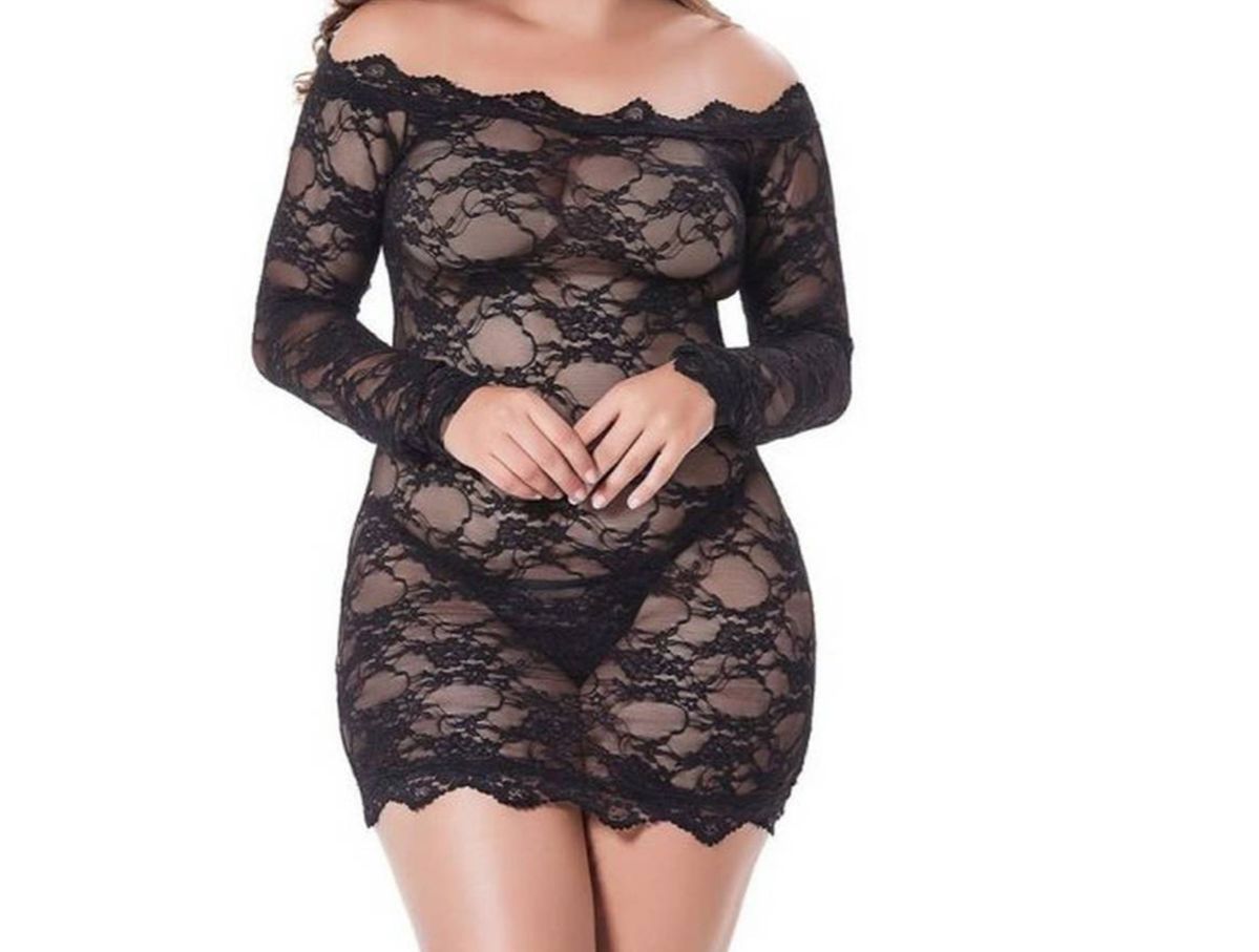 Picture of Women's sleeping nightgown black 78