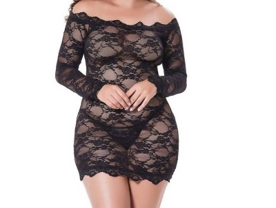 Picture of Women's sleeping nightgown black 78