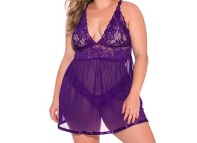 Picture of Women's sleeping nightgown purple 73