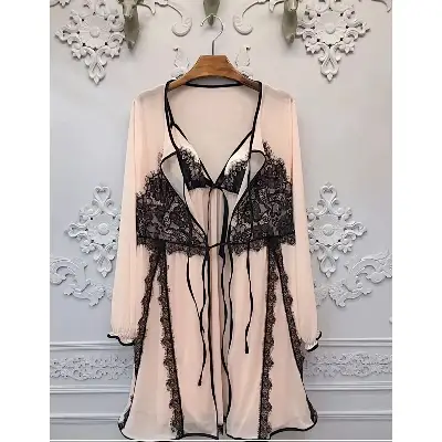 Picture of Sexy women and girls nightgown sleepwear night dress nightie babydoll chemise nightdress baby doll nighty sleep shirt ladies lingerie robe