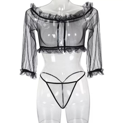 Picture of Women's sleeping nightgown black 67