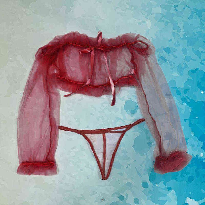 Picture of Women's sleeping nightgown red 33