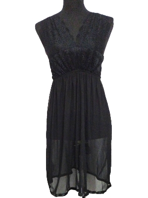 Picture of Women's sleeping nightgown black 16