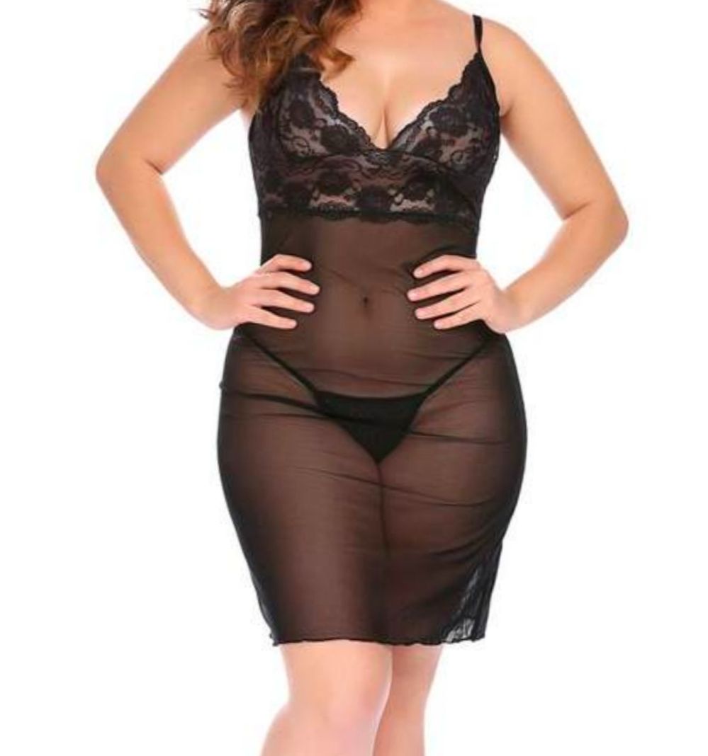 Picture of Women's sleeping nightgown black 15