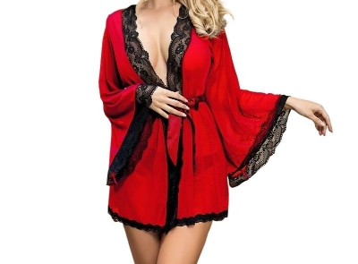 Picture of Women's sleeping nightgown red 4