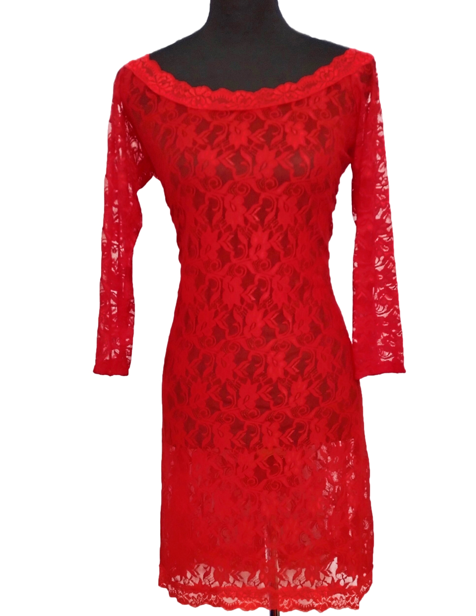 Picture of Women's sleeping nightgown red 8