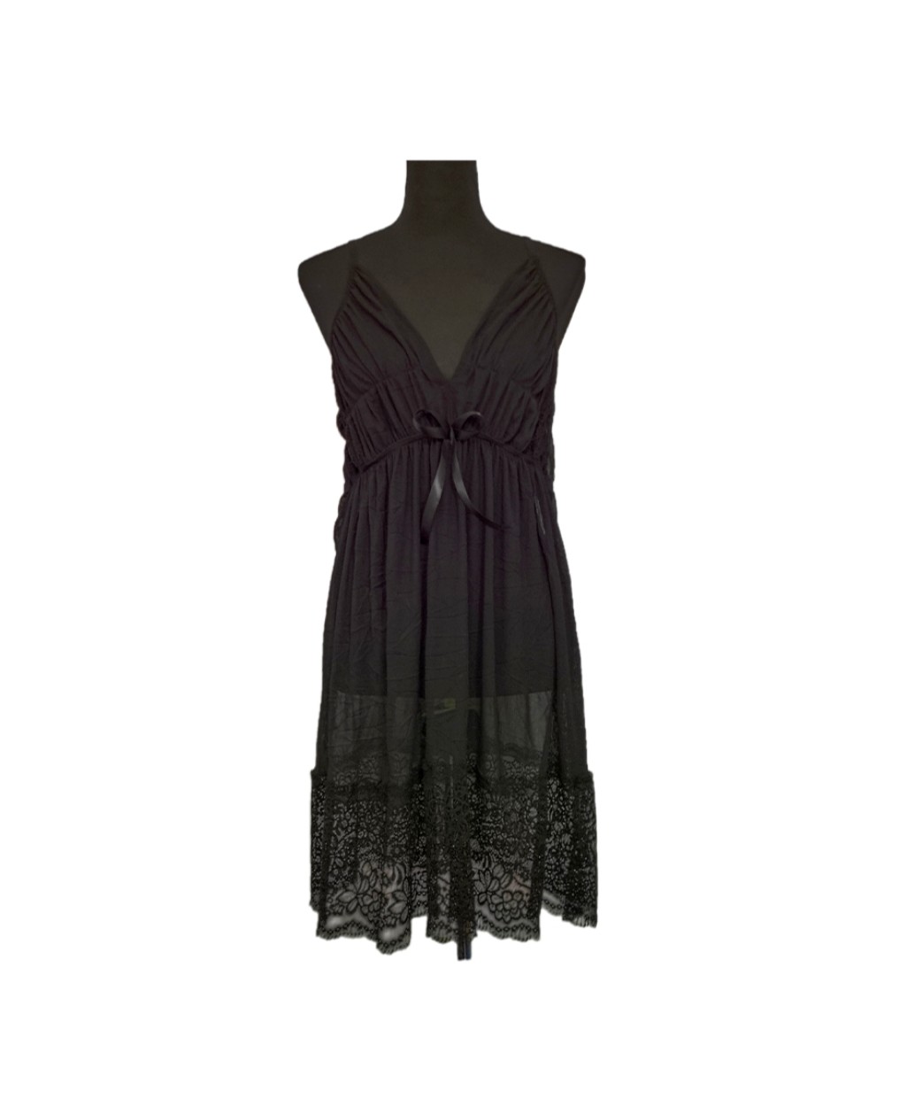 Picture of Women's sleeping nightgown black 12