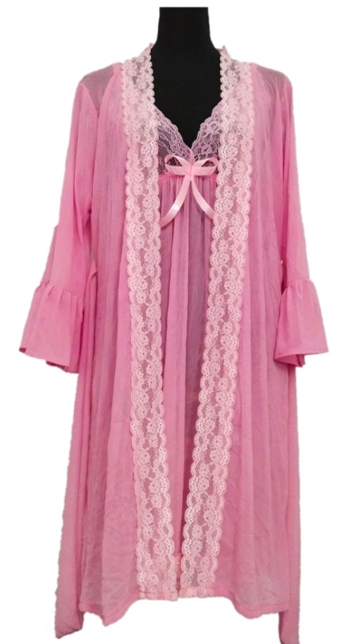 Picture of Women's sleeping nightgown pink 3